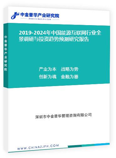 2019-2024年中國能源互聯(lián)網(wǎng)行業(yè)全景調(diào)研與投資趨勢(shì)預(yù)測(cè)研究報(bào)告